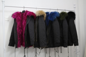 Janefur New Arrived Style <strong>Women</strong> Real Raccoon <strong>Fur</strong> Lining Parka Winter Ladies <strong>Fur</strong> Parka <strong>Coat</strong> with Raccoon <strong>Fur</strong> Collar - Product Image 6