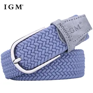 IGM zware singels elastische riem golf riemen mannen