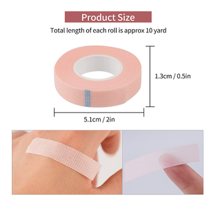 Bande Non tissée pour faux-cils, pièces, 9m, avec trous, respirants, confortable, résistant, tampon pour les yeux, couleur verte, outils pour extensions - Product Image 6