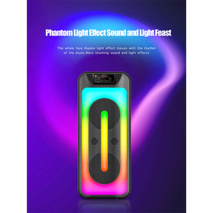 Subwoofer de Karaoke KTS-1853 de 15 Pulgadas, Altavoz <span class=keywords><strong>Edifier</strong></span> con Iluminación LED, Radio Portátil, Carga con Panel Solar, Mini Linterna KTS - Product Image 5