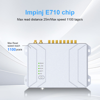 CHAFON Impinj Indy E710 UHF Passiver RFID-Leser mit großer Reichweite 860-960MHz 8-Kanal-Anschlüsse mit Android 12 OS