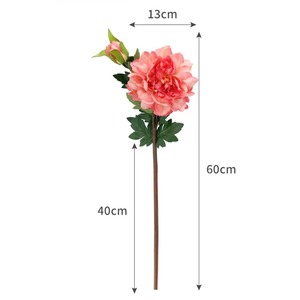 Prix de gros : Pivoines artificielles en soie blanches et roses à 2 têtes, fleurs décoratives pour mariages et maisons, pour Noël et les remises de diplômes - Product Image 6