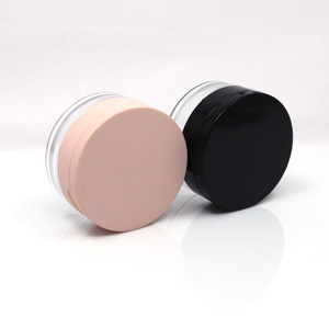 Marque privée personnalisée 100 pièces mini pot rond d'emballage de poudre libre Beige noir et <span class=keywords><strong>petit</strong></span> pot de crème pour les cosmétiques - Product Image 5