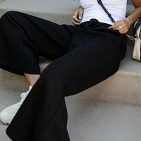 Pantalon en coton respirant et doux à la cheville avec haut à manches courtes convient à toutes les tailles ensemble de tenues d'été pour femmes vêtements de sport