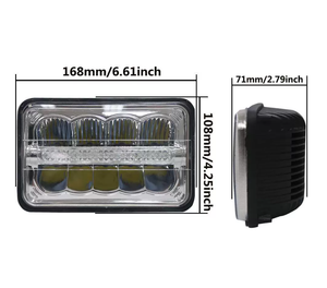 Precio de Fábrica, Faro LED Rectangular 4X6 H4 de Alta/Lowa Intensidad, Proyector para Camioneta Chevrolet, Cuadrado, 12V LOYO - Product Image 6