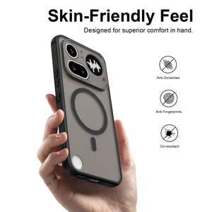 Coque arrière magnétique antichoc de protection intégrale pour Nothing Phone 4A Pro, finition mate, toucher agréable, étui pour <span class=keywords><strong>téléphone</strong></span> portable - Product Image 2