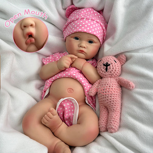 Künstler-Level Exclusive Edition 18 Zoll Reborn <span class=keywords><strong>Dolls</strong></span> Großhandel Lebensechte Silikon Baby puppen für Mädchen ODM Custom Design - Product Image 1