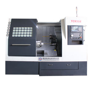 Torno de torneado de metal CNC de cama inclinada de alta precisión Tck550 Máquina de torneado multieje con torreta <span class=keywords><strong>en</strong></span> <span class=keywords><strong>vivo</strong></span> - Product Image 4