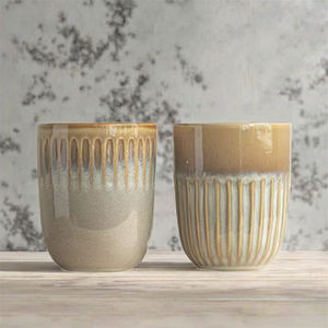 แก้วกาแฟเอสเพรสโซ่แบบญี่ปุ่น วินเทจ ขนาด 260 มล. ทำจากพอร์ซเลน ใช้ซ้ำได้ ดีไซน์สไตล์ญี่ปุ่น-ดีไซน์ทันสมัย เหมาะสำหรับร้านอาหาร โรงแรม รุ่น ODM ร้านกาแฟ - Product Image 3