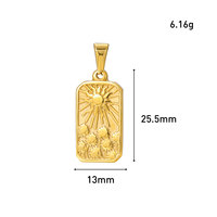 Bijoux personnalisés en acier inoxydable 316L, pendentifs et breloques 3D sur le thème des cartes de tarot, pour bracelets, colliers et fabrication de bijoux