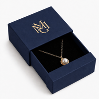 Ensemble d'emballage de bijoux de luxe personnalisé avec logo, boîte à tiroir minimaliste, sac cadeau, pochette, carte de remerciement |   Déballage Premium