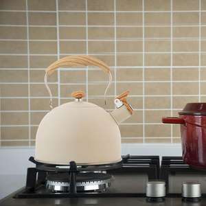 Whistle <strong>Kettle</strong> Stainless Steel Teapot for Tea 2.64 Quart <strong>Kettles</strong> Kitchen Tool for <strong>Induction</strong> Electric Ceramic <strong>Hobs</strong> Christmas - Product Image 5