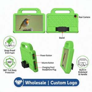 Funda Protectora para Tablet EVA Resistente a Caídas, Apta para Niños, con Correa de Mano Ajustable, Ideal para <span class=keywords><strong>Lenovo</strong></span> <span class=keywords><strong>Tab</strong></span> <span class=keywords><strong>M8</strong></span> 4.ª Generación 8 Pulgadas 2023 - Product Image 2