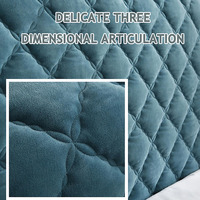 Usine directement en relief tête de lit couverture extensible lavable housse anti-poussière protecteur chambre en gros tête de lit couverture