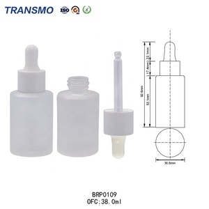 Aminno, bouteille en verre pour soins de peau, avec logo privé, <span class=keywords><strong>bowmore</strong></span>, rose, capacité 38/30ml - Product Image 5