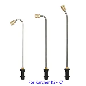 Cho Karcher K2 K3 K4 K5 K6 K7 Máy Rửa Áp Suất Máng Xối Làm Sạch Cây Đũa Thần Mẹo Kim Loại Máy Bay Phản Lực Lance/Cây Đũa Phép 1/4 "Nhanh Chóng Kết Nối