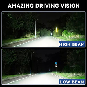 Popolare Faro Auto Y11 Super Luminoso H4 con Doppia Lente, Abbaglianti e Anabbaglianti Integrati, <span class=keywords><strong>Luce</strong></span> per Auto e Moto ad Alta Potenza 100W - Product Image 3