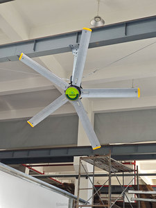 High Power Commercial <b>Ceiling</b> <b>Fan</b> <b>Remote</b> <b>Control</b> 6 Speed Reversible 98inch Blade Diameter 380V/220V 38dB Low Noise Large Space W - Product Image 1