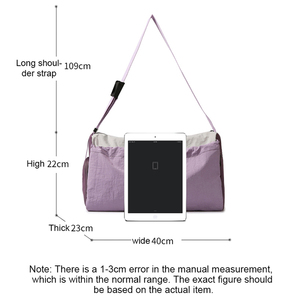 <span class=keywords><strong>Zaino</strong></span> a Tracolla Trendy <span class=keywords><strong>da</strong></span> <span class=keywords><strong>Donna</strong></span> di Grande Capacità per Fitness, Nuoto, Viaggi Brevi, Sport alla Moda - Product Image 3