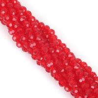 100 pièces/sac 24 Couleurs 6 MM Facettes Perles de Verre Creux Géométrique à Facettes Multiples En Verre Perles de Charme pour la Fabrication De Bijoux bracelet BRICOLAGE