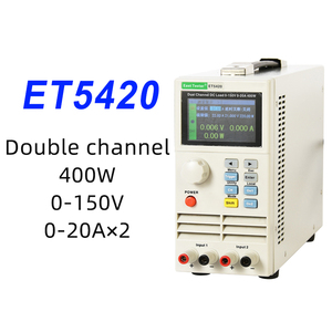 ET5420 เครื่องวัดโหลดอิเล็กทรอนิกส์แบบตั้งโปรแกรมได้ ช่องเดียว/สองช่อง 400W//150V/40A - Product Image 1