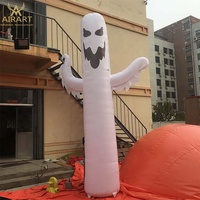 Piliers gonflables fantômes d'Halloween, monstres fantômes gonflables pour décoration