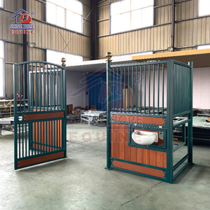 Bột bọc ngựa hộp prefab ngựa ổn định thiết bị nội thất với tùy chọn Feeder - Product Image 3