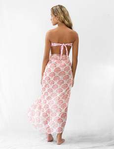 Sarong Custom Design digitale stampa trasparente cotone Cover-Up Sarong Wrap per spiaggia - Product Image 6