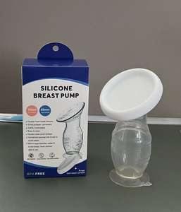 Tire-lait anti-débordement en silicone portable souple collecteur de lait aspiration tire-lait manuel extracteur de leche <span class=keywords><strong>materna</strong></span> - Product Image 2