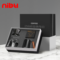 NIBU Barista ensemble d'outils Pour verser sur la cafetière, Kit de goutteurs de cafetière, ensembles de thé à café Pour cadeau