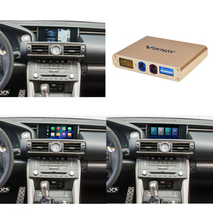 Boîtier décodeur de voiture avec interface de mise à niveau du système Linux Viknav compatible avec Lexus RC 2015-2020, CarPlay sans fil, Android Auto, Autolink, Airplay - Product Image 1