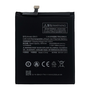 Batería de Repuesto de 3080 mAh BN31 para <span class=keywords><strong>Xiaomi</strong></span> <span class=keywords><strong>Mi</strong></span> 5X <span class=keywords><strong>A1</strong></span> Redmi Note 5A 5A Pro Y1 Lite S2, Baterías Recargables Directas de Fábrica - Product Image 1