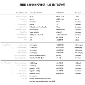 QST-001 Trung Quốc Lingzhi bổ sung nấm <span class=keywords><strong>Ganoderma</strong></span> lucidum chiết xuất bột hữu cơ Nấm Linh Chi chiết xuất bột - Product Image 6