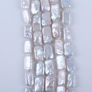 Perlas Barrocas Naturales de Agua Dulce de 11-12 mm, Perlas Sueltas con Orificio Recto de Doble Cara para Hacer Collares y Pulseras, Venta al por Mayor - Product Image 1