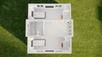Maisons préfabriquées pliables Appartement conteneur extensible pliable Maison préfabriquée bon marché de haute qualité Modulaire à vendre aux États-Unis
