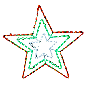 Luces decorativas hechas a mano con forma de estrella para Navidad, miniiluminación eléctrica de pared para fiesta de vacaciones, novedad - Product Image 1