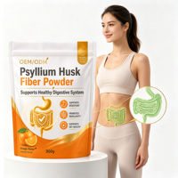 Poudre de fibres d'acacia et de psyllium OEM/ODM, inuline et probiotiques pour la santé digestive des adultes, soutien métabolique quotidien des fibres