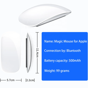 เมาส์ไร้สาย IFacemall รุ่นใหม่ คุณภาพสูง ของแท้ Optical Magic Wireless Mouse 2 สำหรับ macbook เมาส์ไร้สายสำหรับแล็ปท็อป <span class=keywords><strong>คอม</strong></span>พิวเตอร์ รองรับหลายอุปกรณ์ - Product Image 6