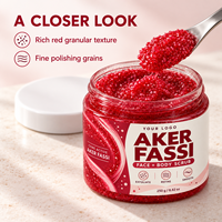 Gommage exfoliant naturel à base de plantes Aker Fassi, marque privée OEM ODM, nettoyage en profondeur, blanchiment, soin du visage et du corps