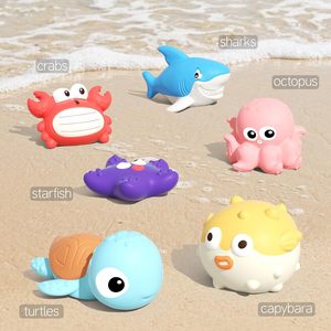 Jouet éducatif créatif anti-stress en vinyle, à succès, pour faire des bulles, animaux marins à pincer, amusant, pour les 5 à 7 ans - Product Image 3