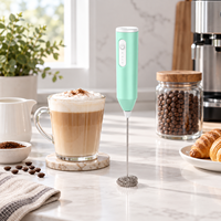 Mini mousseur à lait électrique pour cuisine, fouet mélangeur pour café, cappuccino, crème, pâtisserie et boissons