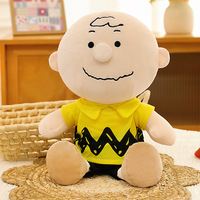 Peluche Snoopy et Charlie Brown, Poupée Anime, Coussin Décoratif, Jouet pour Enfants, Cadeau, Compagnon de Table