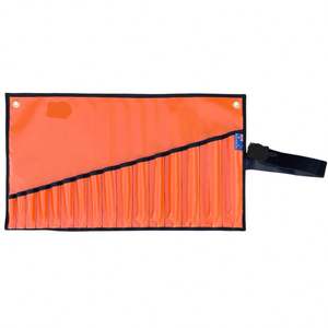 Sacs à outils d'électricien de sac de rouleau de clé de matériel de PVC jaune - Product Image 1