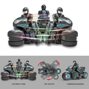 Motocicletas con Control Remoto Inalámbrico 360 ° Motocicleta Acrobática Giratoria con Sensor de Gravedad - Product Image 5