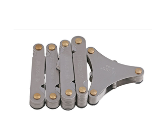 Jauge de bouchon de pas de filetage professionnel de haute qualité 40 lames métriques 60 et <span class=keywords><strong>Whitworth</strong></span> 55 degrés pour usage industriel - Product Image 1