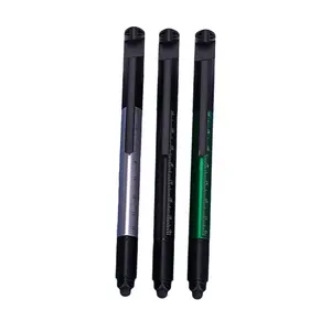 Plastic 5 In 1 Multifunctionele Pen Schroevendraaier Schaal Bouw Balpen Cool Gadget Heerser Stylus Tool Pen Met Telefoon houder