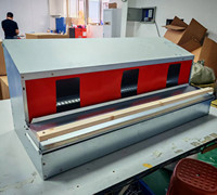 Grande Boîte de Nidification Automatique Durable en Métal pour Poules Pondeuses en Plein Air