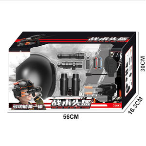 Super Cool <span class=keywords><strong>Counter-Strike</strong></span> Pretend Role Play Juguete táctico militar Niños Incluye Casco negro Auriculares Binoculares Hecho de plástico - Product Image 1