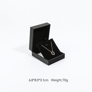 Custom <b>Black</b> Rigid Cardboard Sliding Drawer Jewelry <b>Box</b> Personalized Logo Simple Paper Gift Packaging <b>Box</b> for Ring - Product Image 4