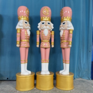 Escultura de <span class=keywords><strong>Cascanueces</strong></span> Navideña al por Mayor, Estatua de Soldado <span class=keywords><strong>Cascanueces</strong></span> de Fibra de Vidrio de Tamaño Real para Decoración de Hoteles y Lobbies Comerciales - Product Image 6
